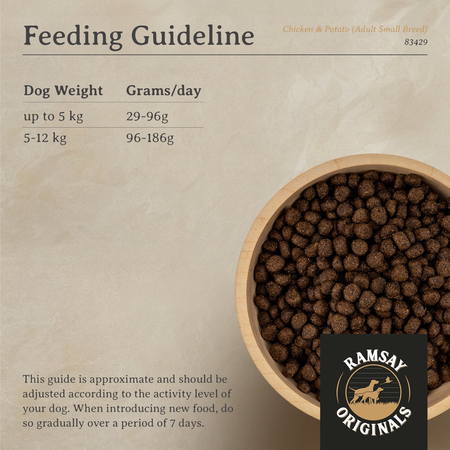 Ramsay Originals Grain Free Adult Small Breed Dry Dog Food - Chicken & Potato