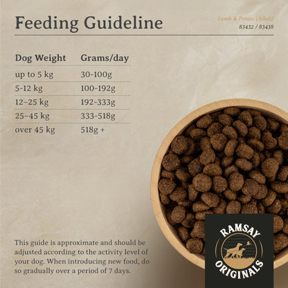 Ramsay Originals Grain Free Adult Dry Dog Food - Lamb & Potato